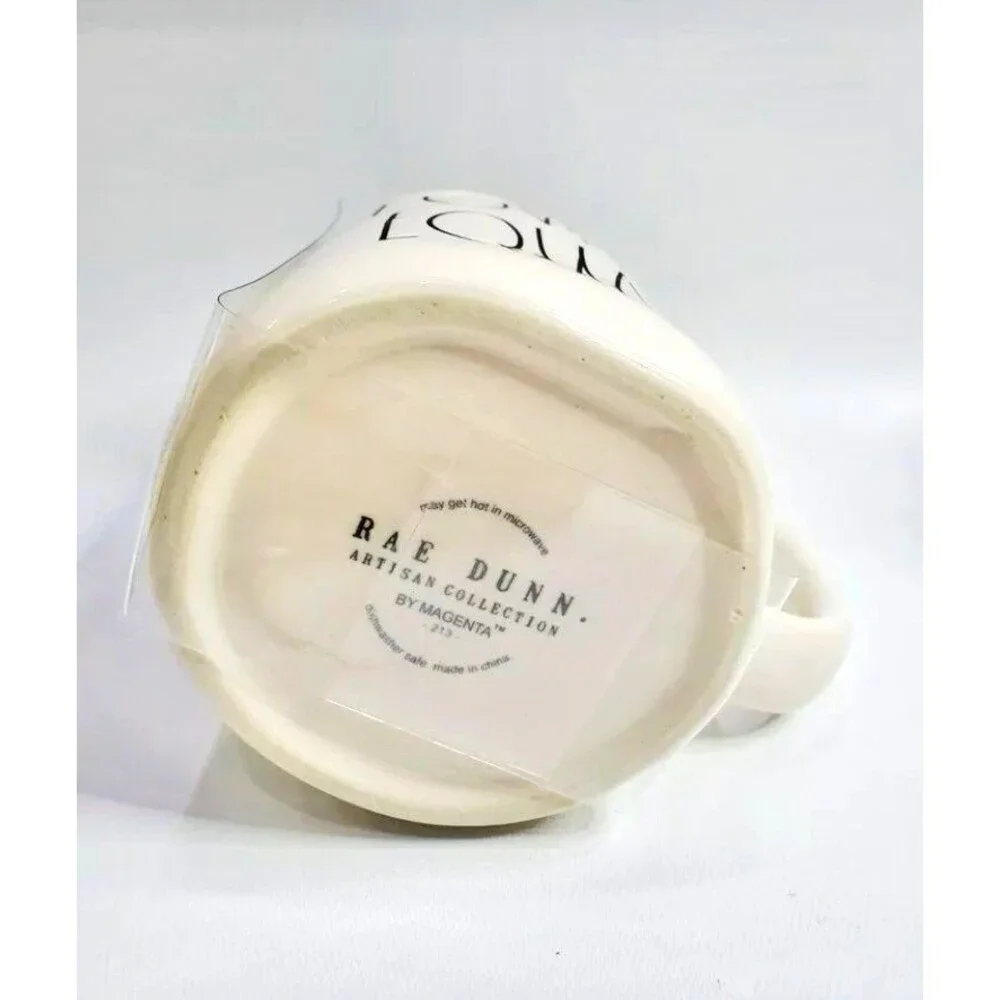 NEW Love Is Equal Pride White Rainbow Clouds Mug and Top Cover Rae Dunn